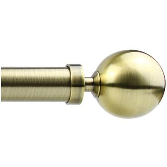 2 embouts boule finition bronze Ø28 mm