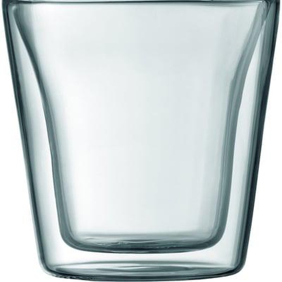 2 verres CANTEEN double paroi incolore 10 cl