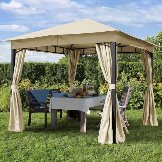 3x3 m, Tonnelle de jardin, Sunset Classic, champagne - (300180)