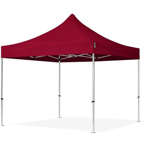 3x3 m Tonnelle pliante Alu, PES 800, rouge - (600151)