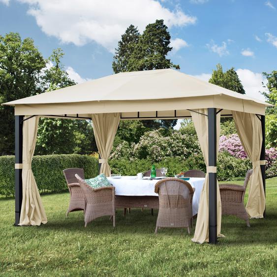 3x4 m, Tonnelle de jardin, Sunset Premium, champagne - (300173)