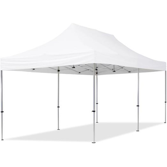 3x6 m Tonnelle pliante Alu, PES 700, blanc - (59032)