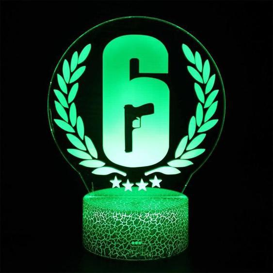 4MM Conseil acrylique - 3D XBOX Playstation PS4 Jeu Veilleuse LED Couleur Setup Gaming Lampe de Table de Bure