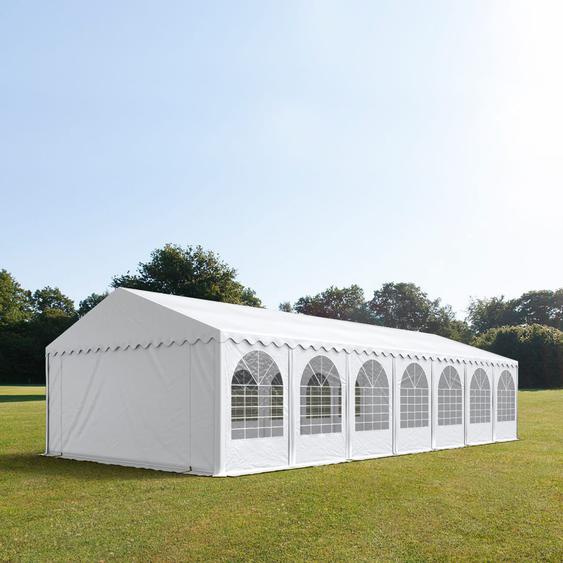 5x14 m XXL tente de réception, PVC 800, H. 2,6 m, blanc - (37669)