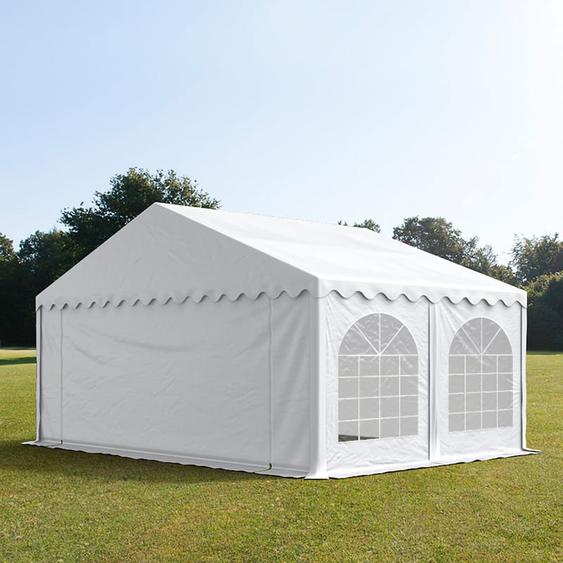 5x5 m tente de réception, PVC 750, H. 2 m, blanc - (2630)