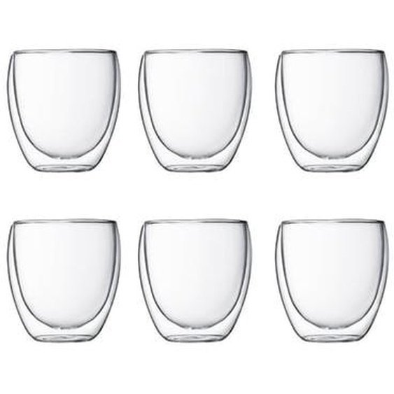 6 verres double paroi 025,0cl