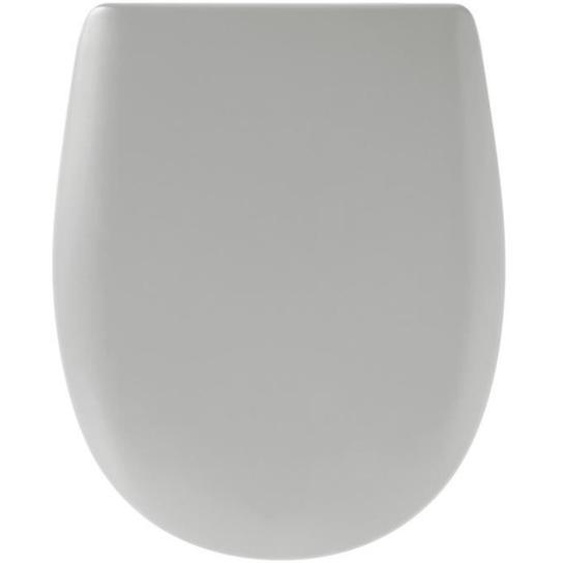 Abattant WC - OLFA - Gris Perle - 36x46 cm - Déclipsable - Bois réticulé