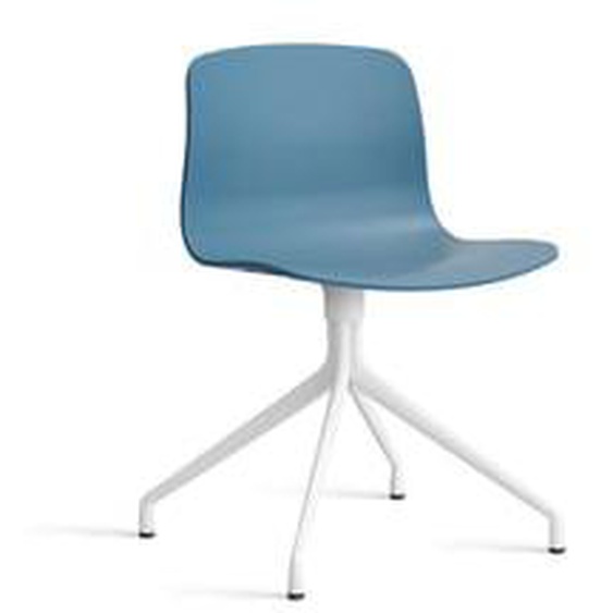 About a Chair AAC 10 - azure blue 2.0 - blanc - patins standards en plastique