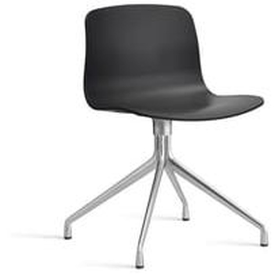 About a Chair AAC 10 - black 2.0 - aluminium poli - patins standards en plastique