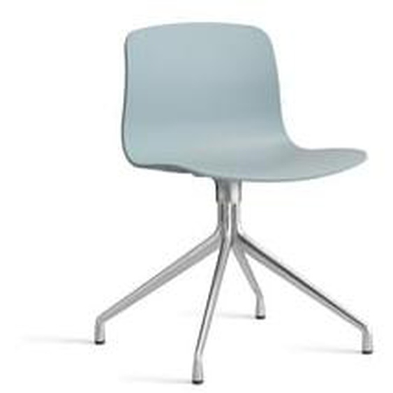 About a Chair AAC 10 - dusty blue 2.0 - aluminium poli - patins standards en plastique