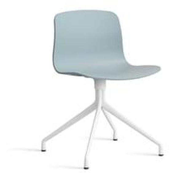 About a Chair AAC 10 - dusty blue 2.0 - blanc - patins standards en plastique