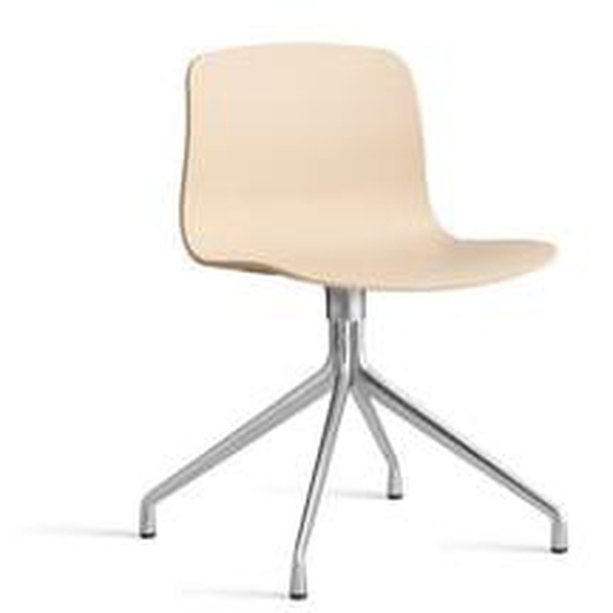 About a Chair AAC 10 - pale peach 2.0 - aluminium poli - patins standards en plastique