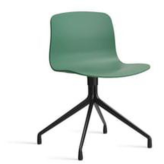 About a Chair AAC 10 - teal green 2.0 - noir - patins standards en plastique