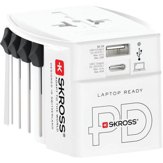 Adaptateur de voyage 45W + Chargeur rapide + cable