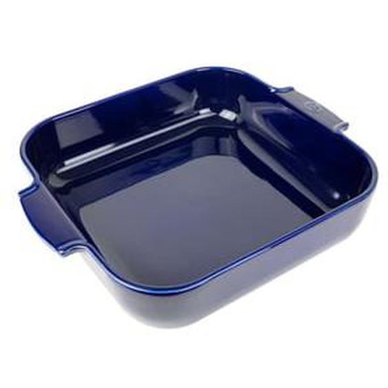 Appolia Plat four céramique carré bleu profond 36 cm - 14