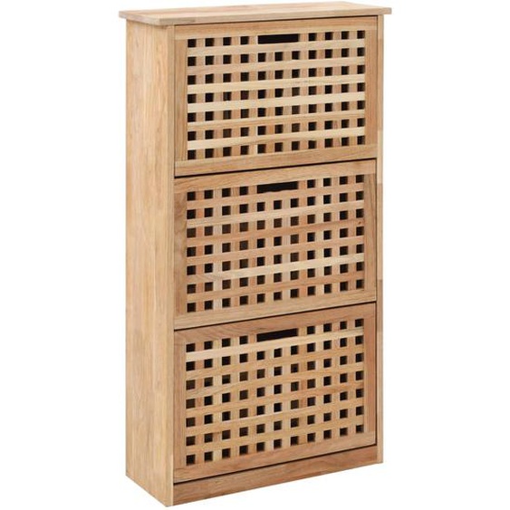 Armoire à chaussures 55x20x104 cm Bois de noyer massif