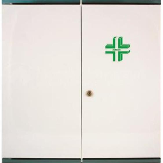 Armoire à pharmacie 2 portes grand modèle en tôle vide - Trousse de secours Ref: ARM 4003 DG