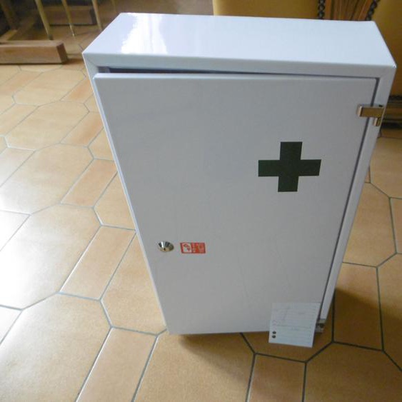 Armoire A Pharmacie Metal Blanche Murale 525x320x125mm Valrex 80200.00