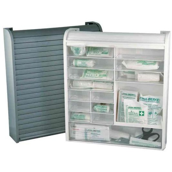 Armoire à pharmacie Sani Roll Livrée Vide L42xP10xH48 cm Blanc.