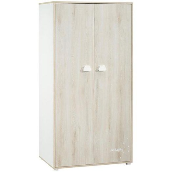 Armoire bébé Smile - Hêtre - 2 portes - 168x85x57cm - Babyprice