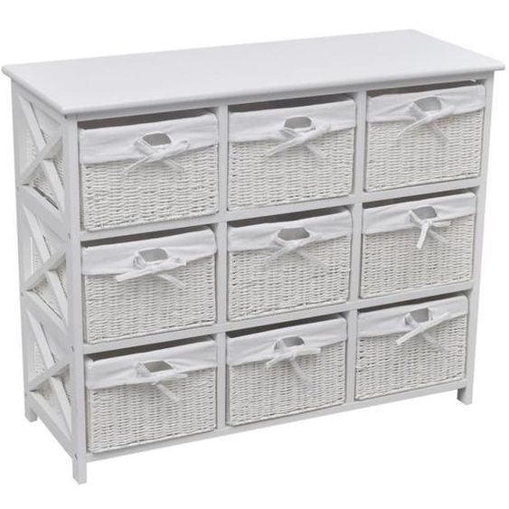 Armoire de rangement - Blanc