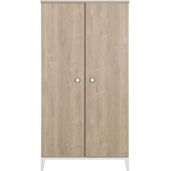 Armoire enfant - GALIPETTE - MARTIN - 2 portes - Chêne blond - Style contemporain