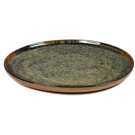 Assiette medium SURFACE gris D24 x H1,5 cm