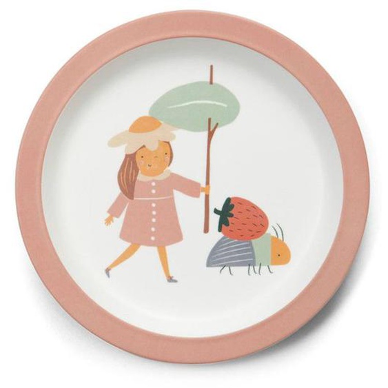 Assiette Mélamine Pixie Land - Bébé Et Enfant - Sebra Beige