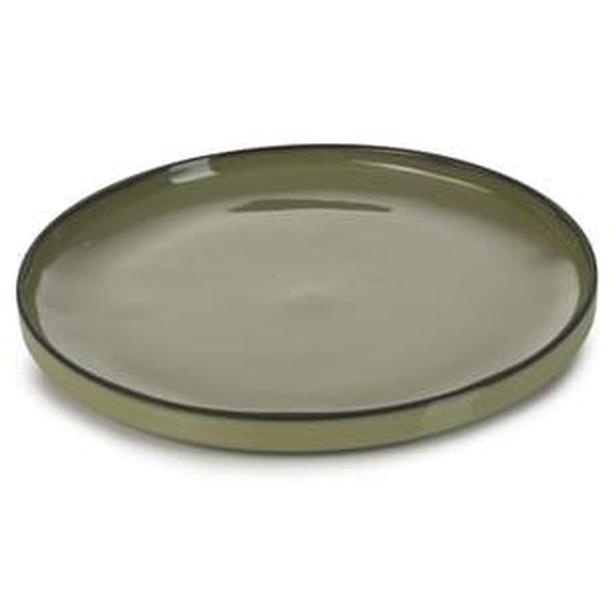 Assiette plate Caractère céramique cardamone Ø21 cm