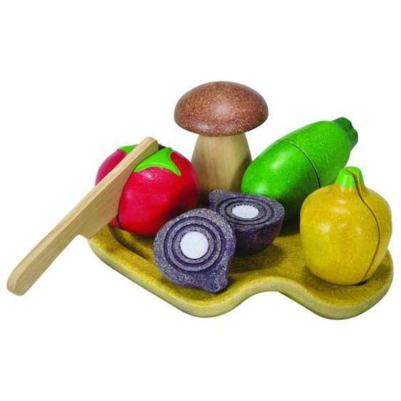 Assortiment De Légumes En Bois Plan Toys - Mixte - A Partir De 18 Mois Rouge