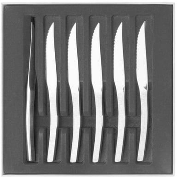 Coffret 6 Couteaux à Steak - Astree Cisele Miroir