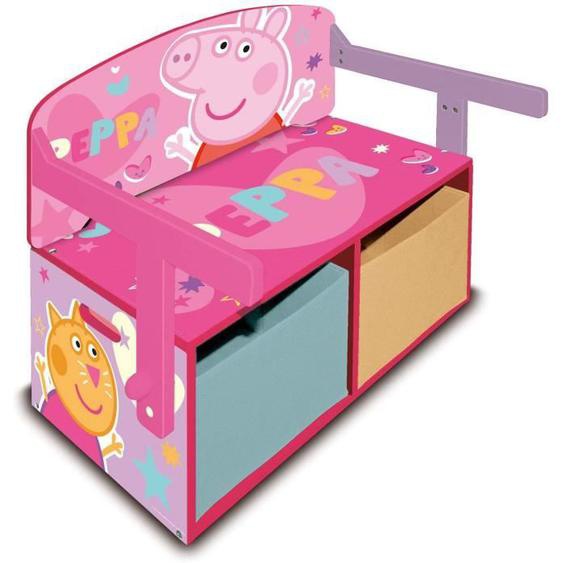 Banc à jouet - Bureau - Bacs de rangements PEPPA PIG