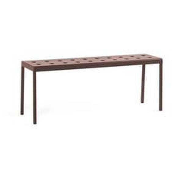 Banc Balcony - rouge fer - 119,5 cm