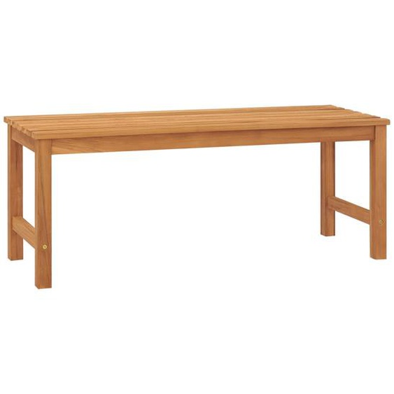 Banc de jardin 114 cm bois de teck solide