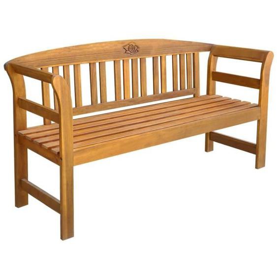 Banc de jardin meuble de patio d exterieur terrasse 157 x 45 x 82,5 cm bois d acacia solide