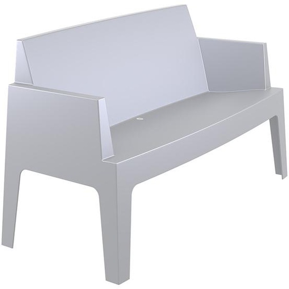 Banc de jardin PLEMO XL gris clair en matière plastique