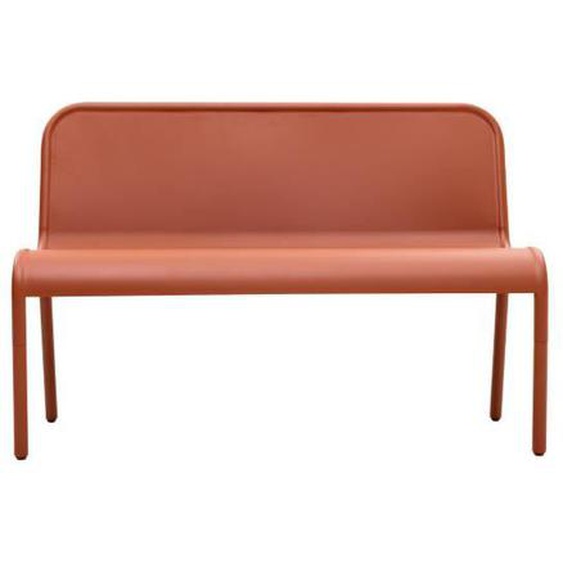 Banc dextérieur - VEBA - Soullmate - Terracotta - Métal - 120 cm - Design élégant