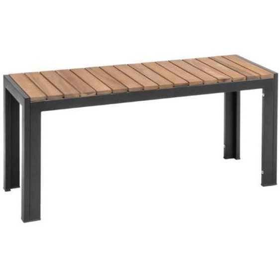 Banc en Acier & Bois dAcacia - 1000 mm - Lot de 2 - Bolero