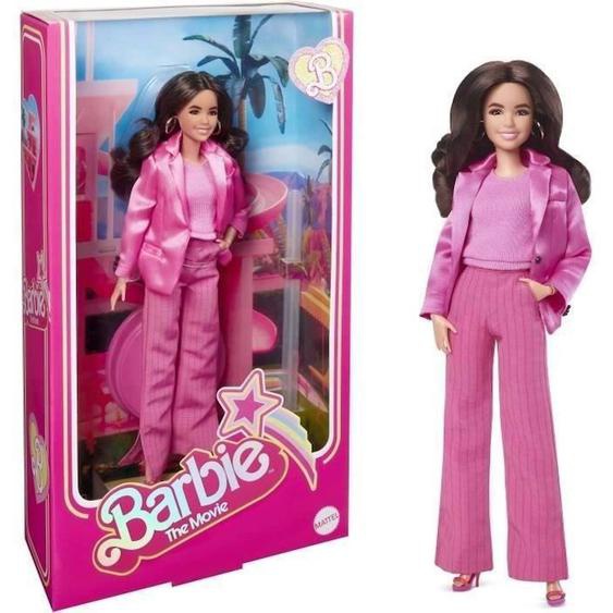 Barbie Le Film-poupée Gloria En Costume Rose À Collectionner Hpj98 Blanc