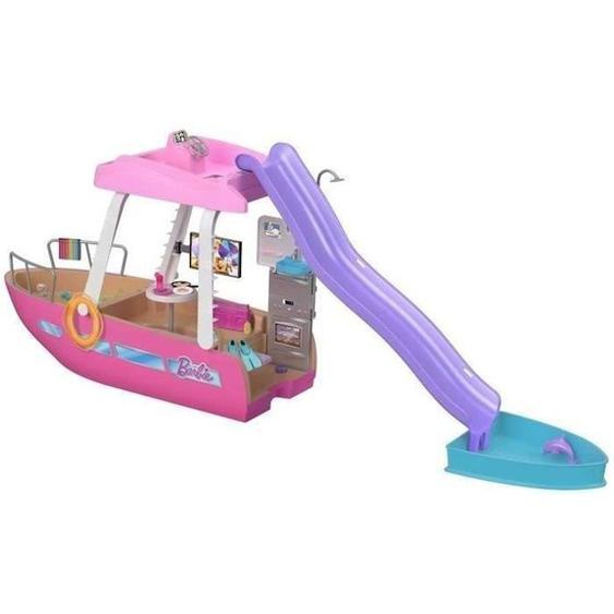 Barbie®-bateau De Rêve-coffret Bateau, Piscine, Toboggan, Accessoires Hjv37 Rose