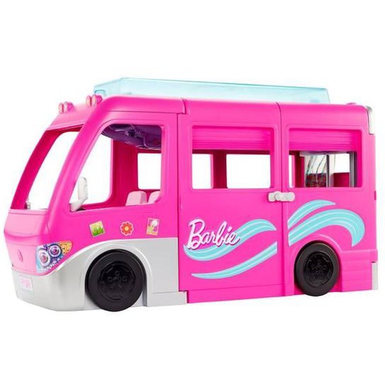 Barbie®-camping-car Transformable De 76 Cm Hcd46 Rose