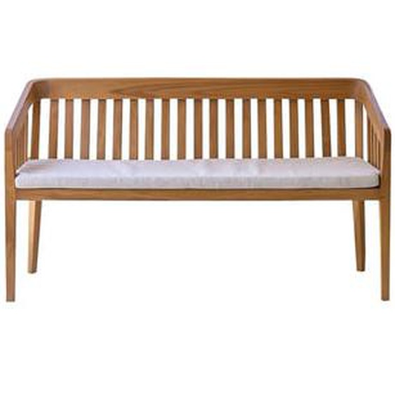 BARI  Banc de jardin arrondi en teck massif 150 cm