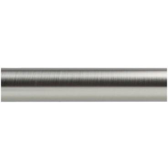 Barre à rideaux tube finition nickel mat 3m Ø20 mm