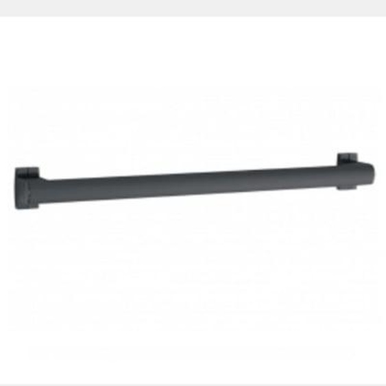 Barre de maintien droite PMR PELLET Design 60 cm aluminium époxy anthracite caches résine anthracite