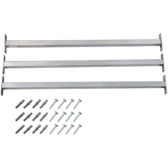 Barres de fenêtre réglables de sécurité 3 pcs 710-1200 mm