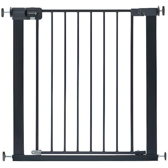 Barrière De Sécurité Enfant Easy Close Metal - Safety 1st - Réglable De 73 À 80 Cm - Anthracite - Métal Noir