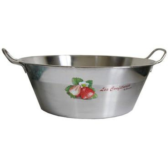 Bassine à confiture décorée 38 cm - 9 litres environ