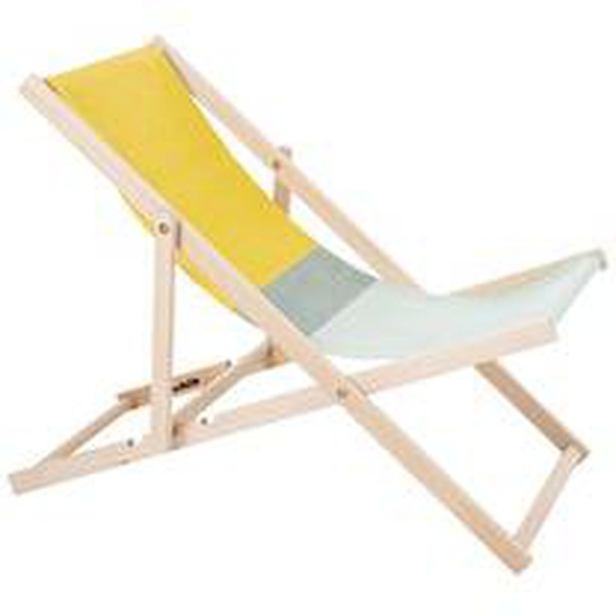 Beach Chair - jaune/vert