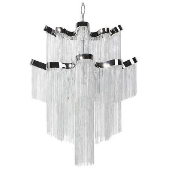 Beliani - Lampe suspension chromé MUCONE