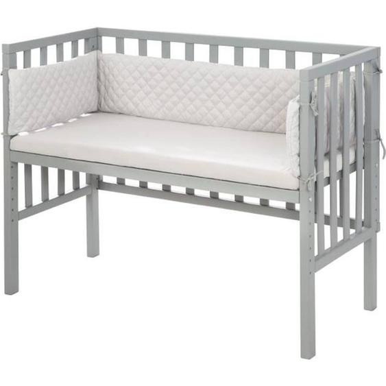 Berceau Cododo Réglable Roba Style - Roba - Taupe - Matelas Pu - Tour De Lit Et Barrière Gris